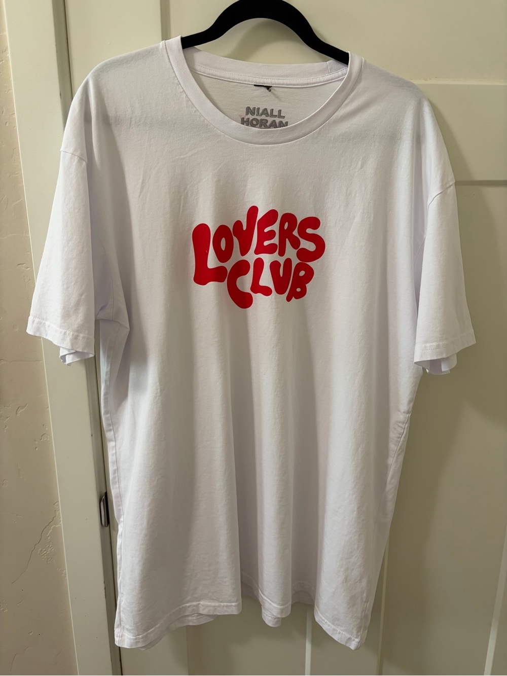 Niall Horan The Show Tour Shirt Lovers Club T Shirt Size XL, White